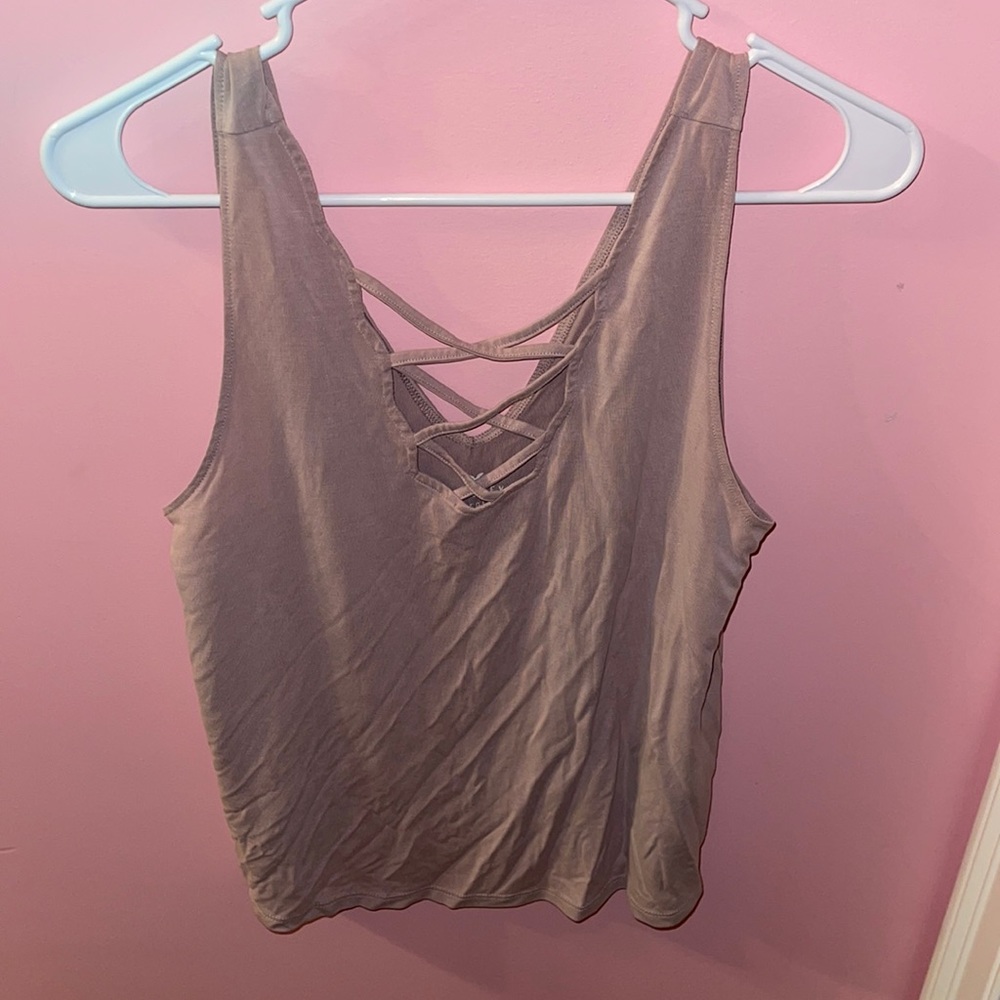 A&E Soft & Sexy Strap Up Shirt